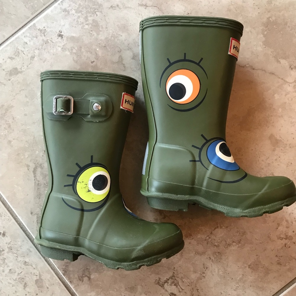 HUNTER little kids rain boots size 8 or 8.5 - Picture 2 of 9